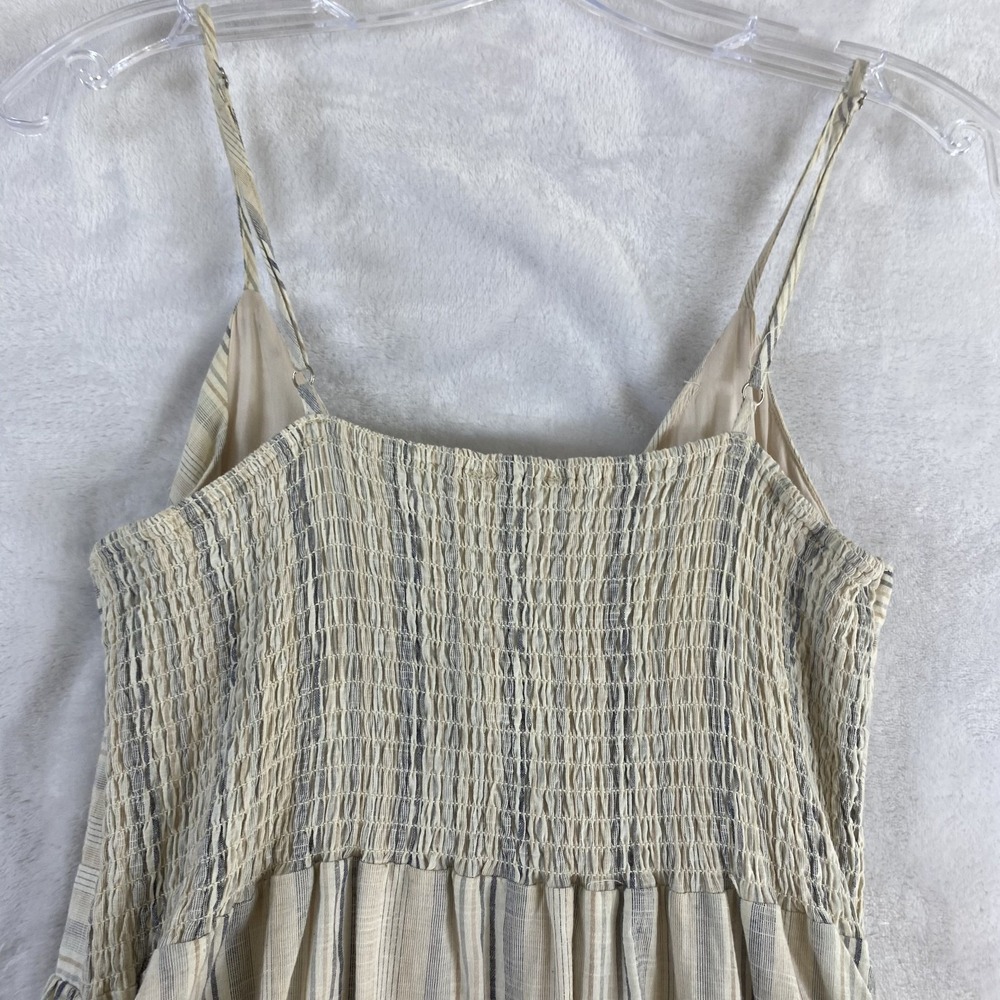 Andree by Unit Midi Dress Sz S Cut Out Embroidered Boho Summer Beachy Cotton - Picture 11 of 14
